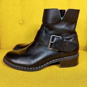 Gentle Souls Best Slit Moto 2 Motorcycle Women's Boot Breathable Leather Sz 7.5